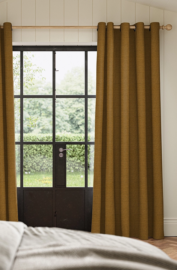 Orange Plain Curtains from Simply Softs Collection